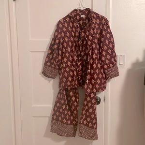 Toast organic cotton pajamas